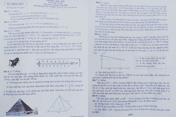 Tuyển sinh lớp 10: Đề môn Toán khó, nhiều thí sinh bật khóc ảnh 6