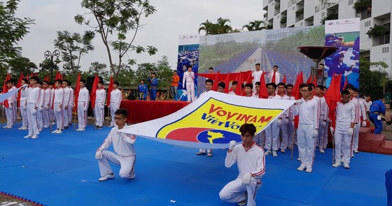 Xác lập kỷ lục “Màn đồng diễn võ thuật lớn nhất Việt Nam” với 7.000 môn sinh tham gia ảnh 1