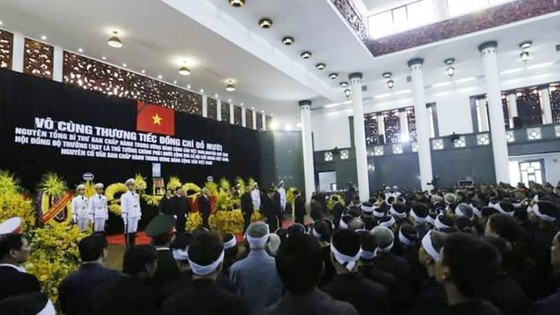 Tổ chức trọng thể Lễ truy điệu nguyên Tổng Bí thư Đỗ Mười ảnh 9