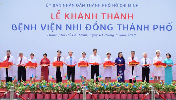 Khánh thành bệnh viện Nhi đồng Thành phố ảnh 1