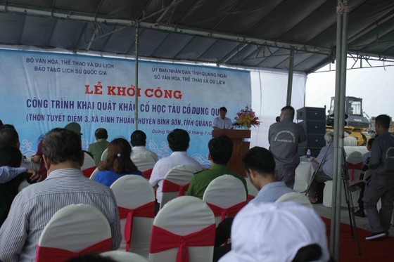 Khởi công công trình khai quật tàu cổ Dung Quất tại Quảng Ngãi ảnh 2