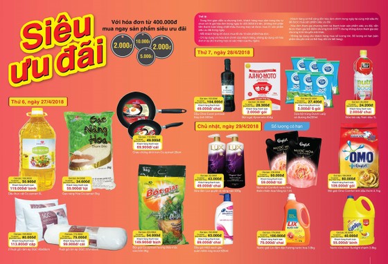 Siêu thị Co.opmart lại giảm giá sốc 3 ngày cuối tuần ngay trước lễ ảnh 1