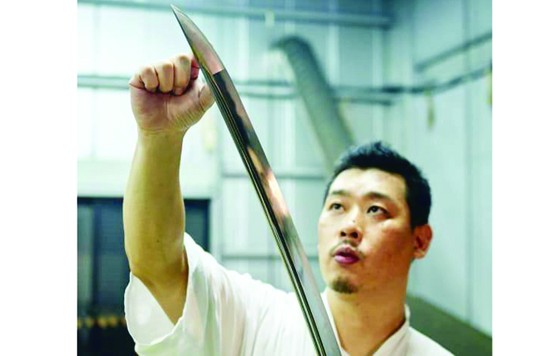Độc đáo nghề làm kiếm samurai ảnh 1