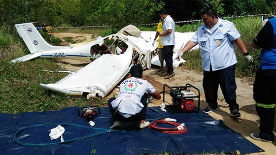 Rơi máy bay huấn luyện ở Thái Lan, 2 người thiệt mạng ảnh 1