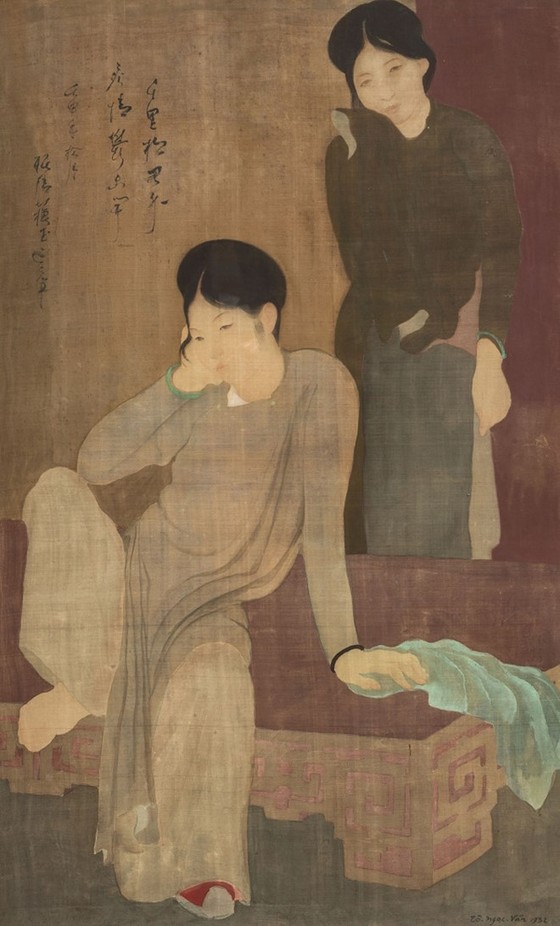 越南畫作成為國際拍賣會焦點 ảnh 1