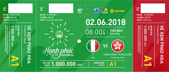 Giá vé Lễ hội Pháo hoa quốc tế Đà Nẵng 2018 cao nhất là 2 triệu đồng/vé ảnh 1