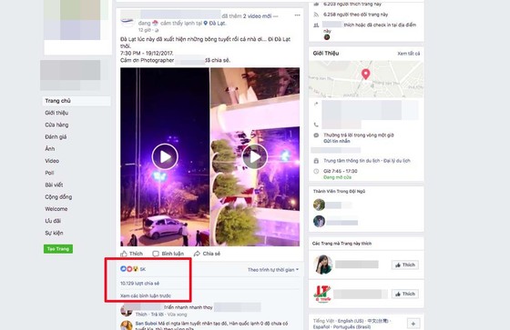 Sẽ xử lý người phát tán thông tin Đà Lạt có tuyết rơi ảnh 2