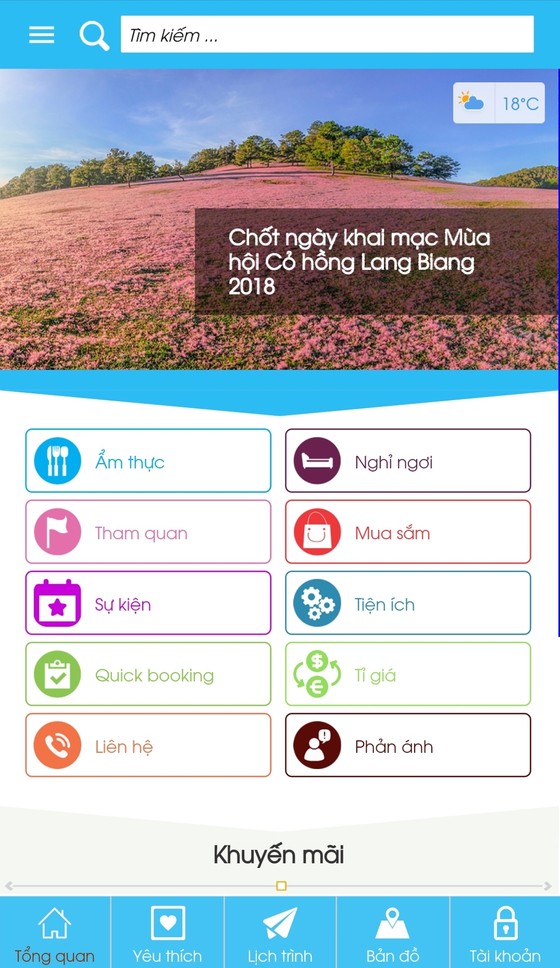 Ứng dụng Dalat City cung cấp thông tin và tiện ích cho người dân và du khách ảnh 2