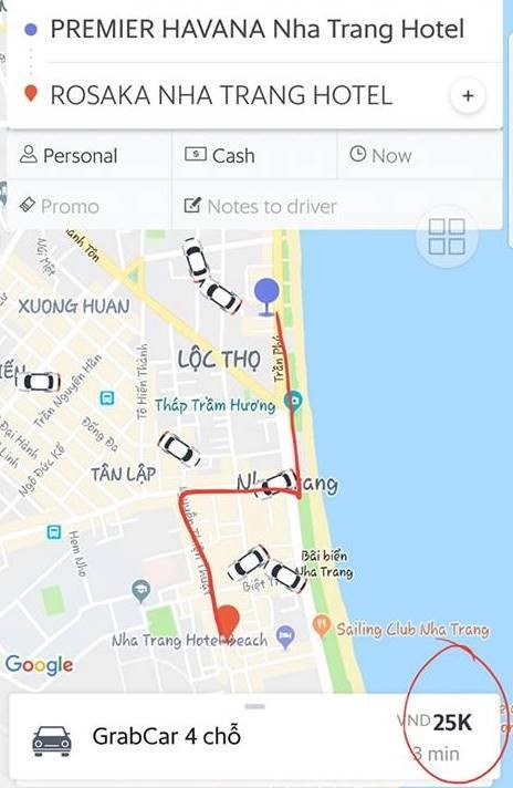 Tài xế một hãng taxi tại Nha Trang ép du khách trả phí bất chính lại còn hăm dọa, chửi bới ảnh 1