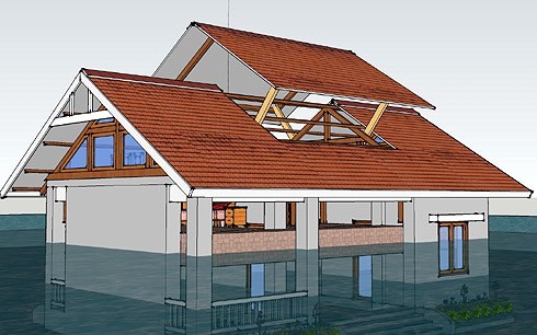 3.500 người được an toàn nhờ có nhà chống lũ ảnh 1