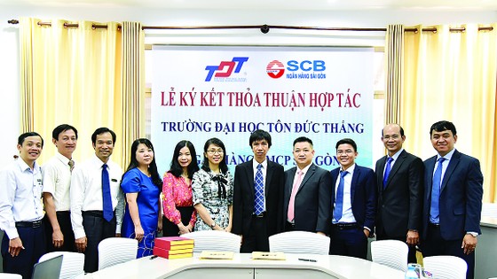 SCB ký kết hợp tác với Trường Đại học Tôn Đức Thắng ảnh 1