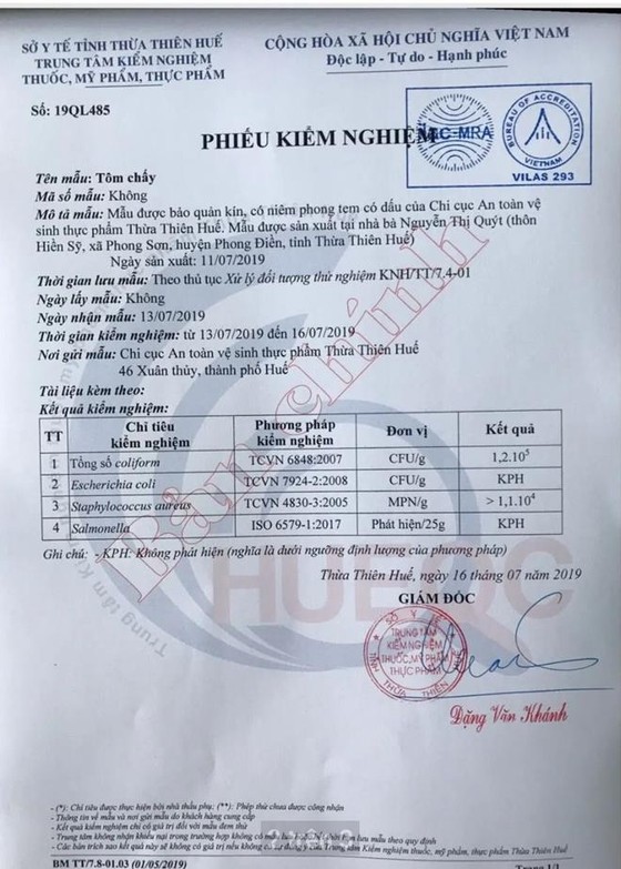 Đã tìm ra nguyên nhân khiến 73 người ngộ độc sau tiệc cưới ảnh 1
