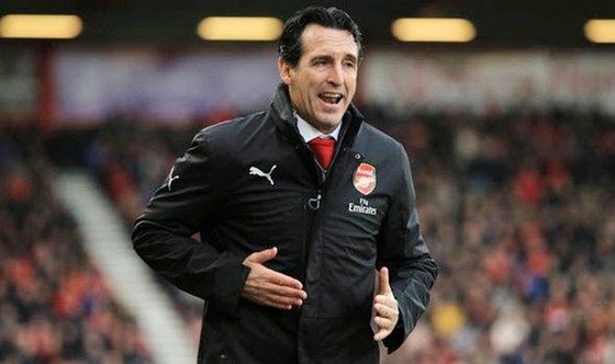 HLV Unai Emery Äang trải qua quãng thá»i gian khó khÄn tại Arsenal. Ảnh: Getty Images