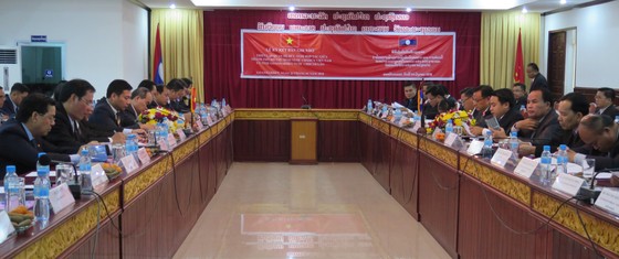 Bí thư Thành ủy TPHCM Nguyễn Thiện Nhân hội đàm với lãnh đạo tỉnh Savannakhet ảnh 1