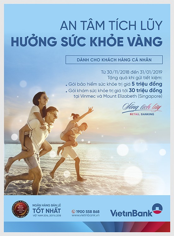 Cùng VietinBank an tâm tích lũy hưởng sức khỏe vàng ảnh 1