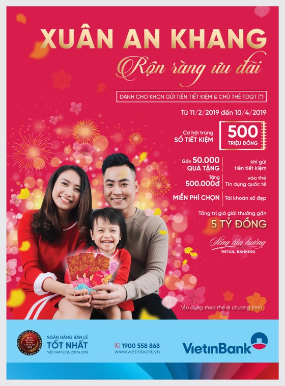 “Xuân An khang, rộn ràng ưu đãi” cùng VietinBank ảnh 1