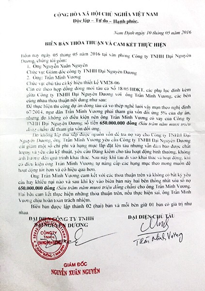 Sự cố tàu vỏ thép đóng theo Nghị định 67: Hé lộ thỏa thuận “đen” giữa doanh nghiệp với ngư dân ảnh 2