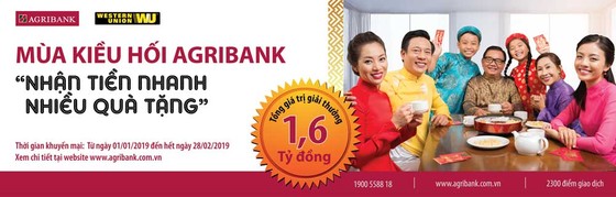 Mùa kiều hối Agribank 2019: Nhận tiền nhanh, nhiều quà tặng ảnh 2