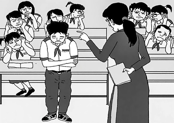 Những cái tát phản giáo dục, Trường Tiểu học Quang Trung, Trường THCS Duy Ninh ảnh 1