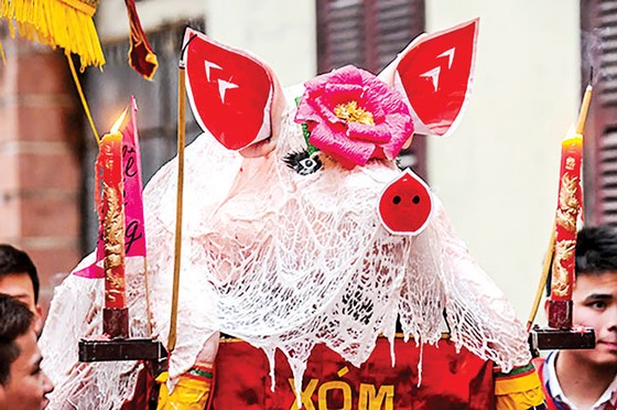 Lễ hội rước ông lợn ở La Phù ảnh 1