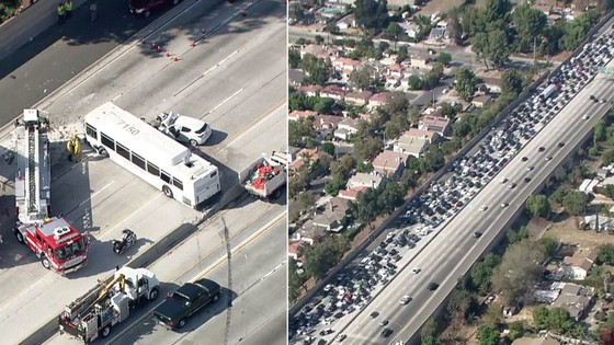 Đâm xe liên hoàn tại Los Angeles, khoảng 40 người bị thương ảnh 1