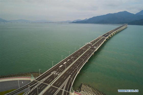 Trung Quốc khánh thành cây cầu vượt biển dài nhất thế giới nối Hong Kong với đại lục ảnh 8