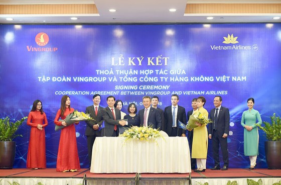 Vietnam Airlines - Vingroup ký thỏa thuận hợp tác ảnh 1