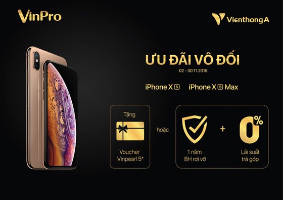 Ưu đãi khi mua iPhone 2018 tại VinPro và Viễn Thông A ảnh 1