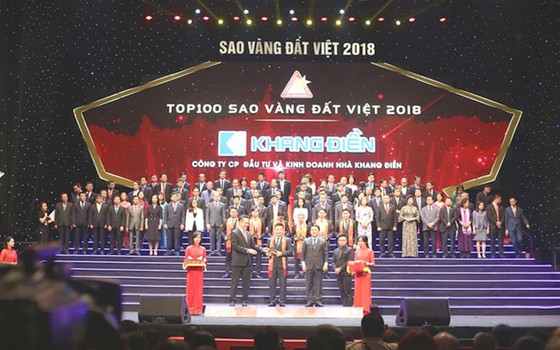 Các doanh nghiệp đạt giải thưởng Sao Vàng Đất Việt 2018 ảnh 1