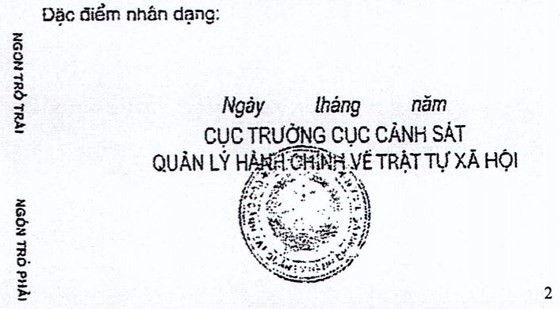 Bộ Công an công bố hợp nhất mẫu thẻ căn cước công dân ảnh 2