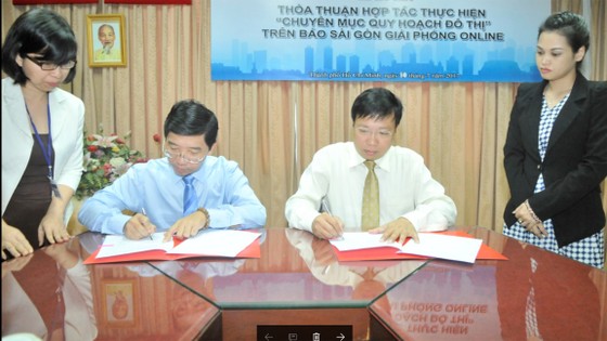 Hợp tác tuyên truyền thông tin quy hoạch đô thị trên SGGP Online ảnh 1