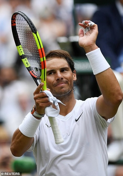 Wimbledon: Federer thắng trận thứ 350 ở Grand Slam, Nadal thắng bằng cú đánh trị giá 600 ngàn Bảng ảnh 1