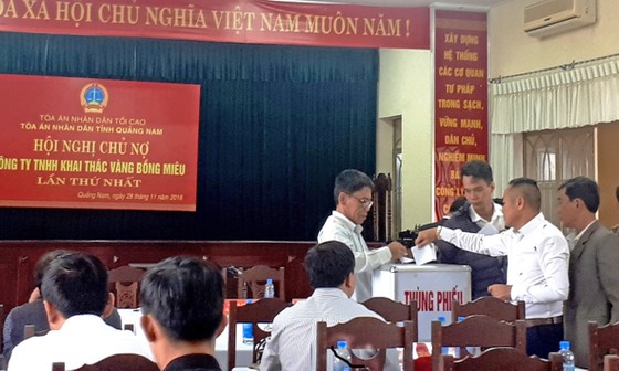 Công ty vàng Bồng Miêu chính thức phá sản ảnh 1