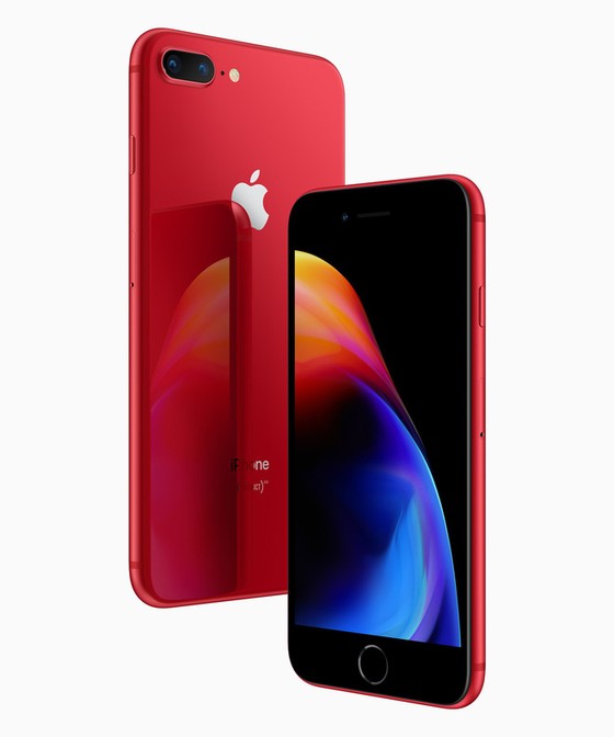iPhone 8/8 Plus đỏ với mặt trước màu đen ảnh 1