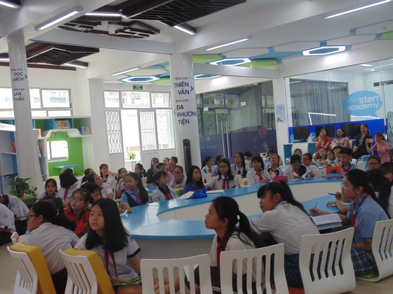 TPHCM: Sôi nổi ngày hội “Lớn lên cùng sách” cấp TP năm học 2018-2019 ảnh 4