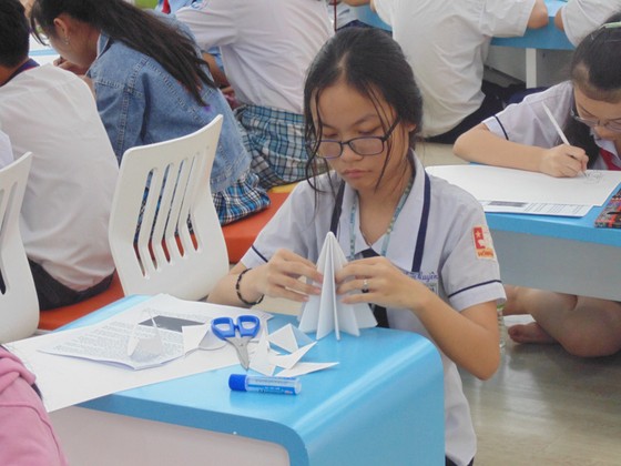 TPHCM: Sôi nổi ngày hội “Lớn lên cùng sách” cấp TP năm học 2018-2019 ảnh 6