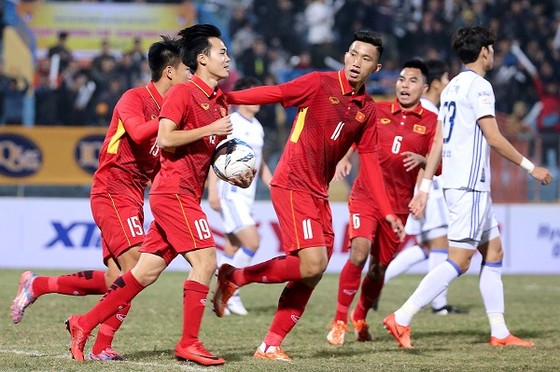 U23 Việt Nam tự tin hướng đến VCK châu Á 2018. Ảnh: MINH HOÀNG