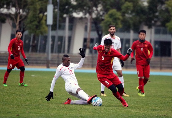 U23 Việt Nam hòa Palestin 1-1 vào chiều 4-1. Ảnh: Đoàn Nhật