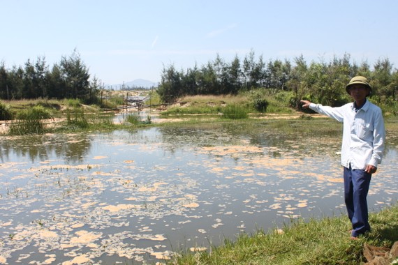 Thời điểm dự án nuôi tôm xả thải bẩn trực tiếp ra môi trường gây ô nhiễm