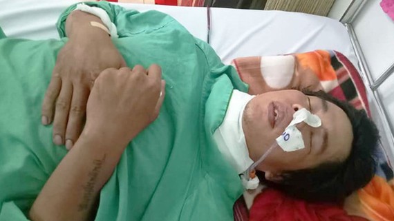 Anh Nguyễn Vũ cấp cứu tại Bệnh viện Nhân dân 115