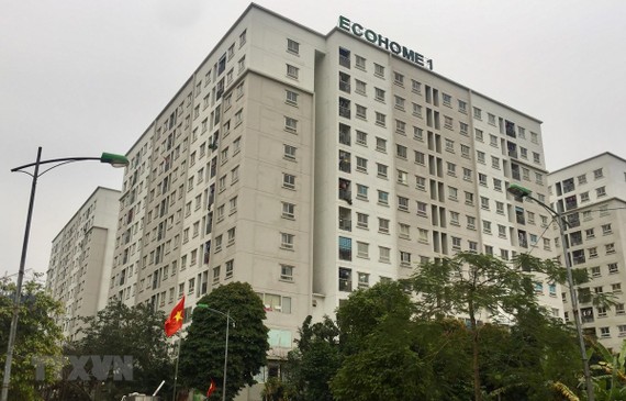 Thủ tướng ký quyết định về mức lãi suất cho vay mua nhà ở xã hội Khu nhà ở xã hội Ecohome 1 là một trong những Dự án nhà ở xã hội tiêu biểu của Hà Nội. (Ảnh: Nguyễn Thắng/TTXVN)