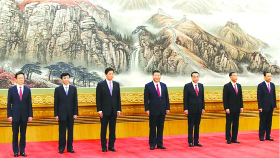 7 ủy viên Thường vụ Bộ Chính trị Đảng Cộng sản Trung Quốc khóa 19 