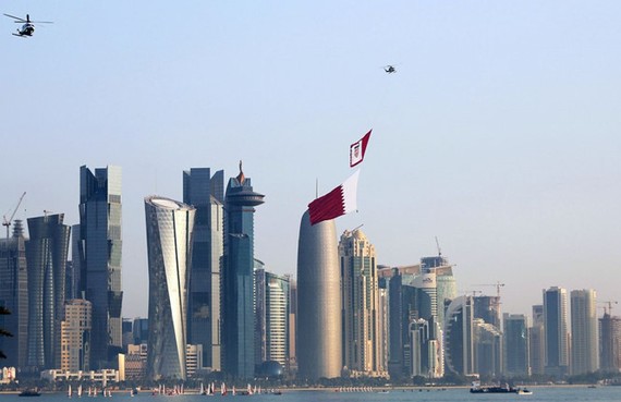 Thủ đô Doha của Qatar. Ảnh: BLOOMBERG