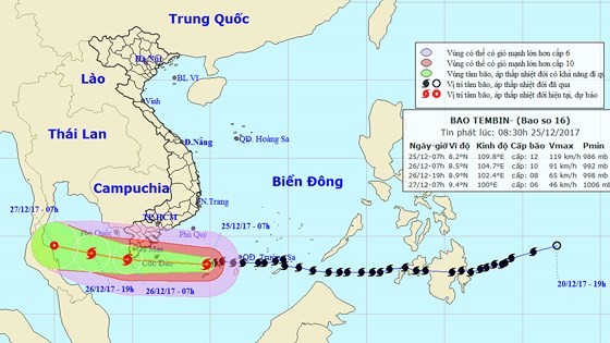 Southern region urgently copes with Tembin ảnh 3