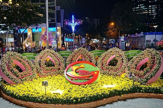 Nguyen Hue Flower Street attracts over one million visitors ảnh 1