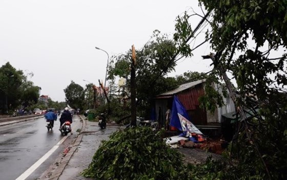 Typhoon Doksuri makes landfall in central provinces ảnh 9