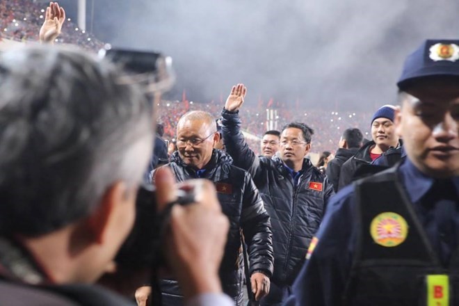 U23 football team honoured at grand ceremony ảnh 3