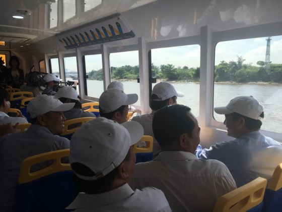 HCMC launches pilot operation of first river bus route ảnh 8