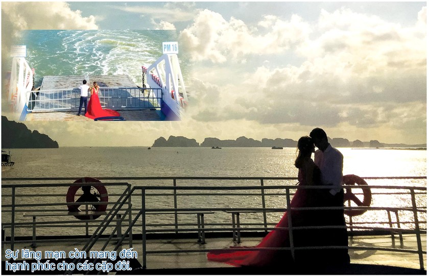 Ngắm Kỳ quan Vịnh Hạ Long lãng mạn từ Phà Tuần Châu ảnh 4