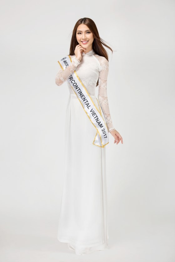 Á quân The Face 2017 Tường Linh đại diện Việt Nam tham dự Miss Intercontinental 2017 ảnh 3
